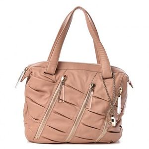 AUTHENTIC CHRISTIAN LOUBOUTIN Nude Leather Pillow Medium Softy Bag